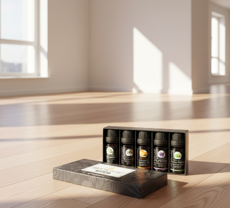 SIX PURE ESSENTIAL OILS